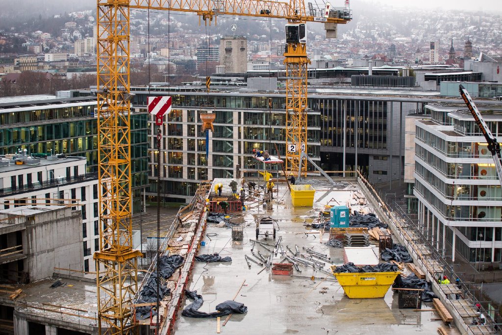 Mit dem Europaviertel entsteht hinter dem Stuttgarter Hauptbahnhof ein ganz neues Stadtquartier.
