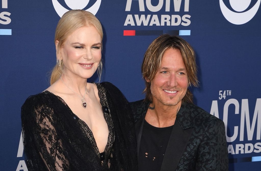 Country-Star Keith Urban kam mit seiner Ehefrau Nicole Kidman zu den „Country Music Awards“ in Las Vegas.