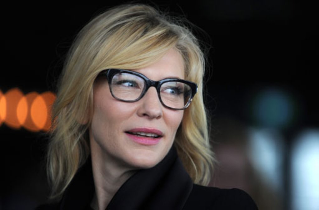 Auch Kate Blanchett sieht man häufiger mit Nasenfahrrad.