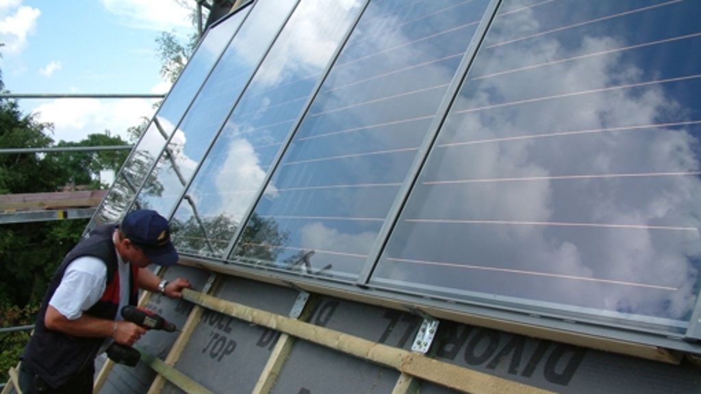 Heizkraftwerk in Münster: Fotovoltaikanlage auf dem Dach