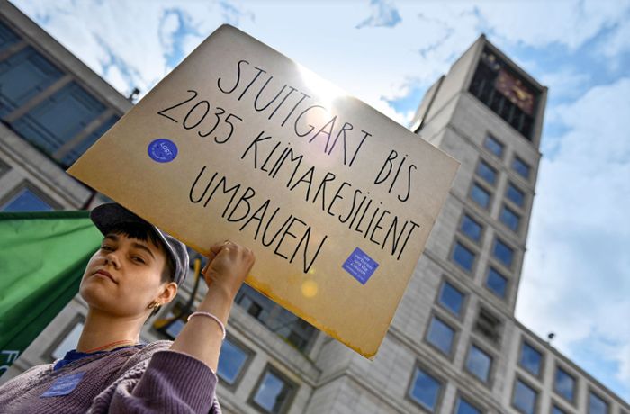 Protest in Stuttgart: Fridays for Future demonstrieren gegen Lokalpolitik