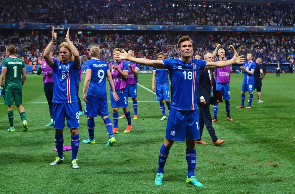 Island feiert den größten Erfolg seiner Fußball-Geschichte. Wir haben die Pressestimmen für Sie gesammelt.