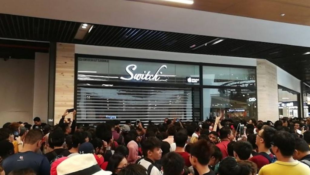 Malaysia: 11.000 Menschen stürmen Apple-Wiederverkäufer