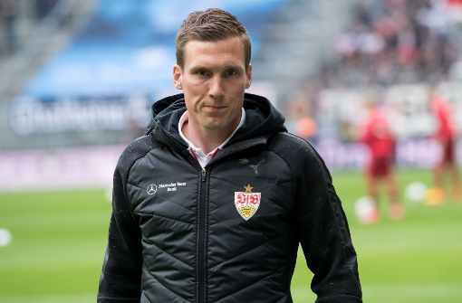 Zeigte sich glücklich über den Punktgewinn: VfB-Trainer Hannes Wolf. Foto: dpa