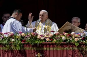 Papst Franziskus ruft zu Frieden auf