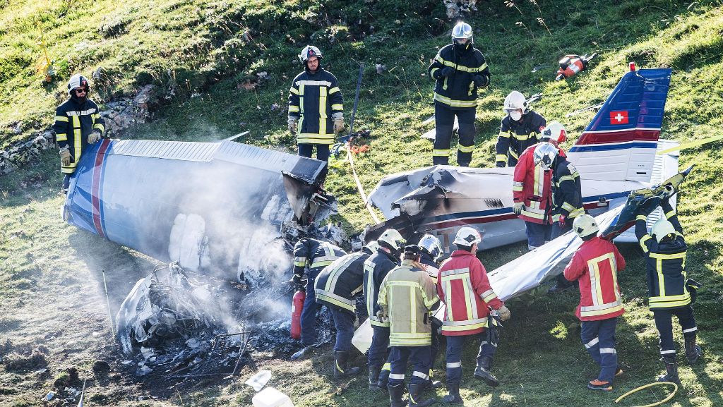 Kleinflugzeug aus Baden-Württemberg: Zwei Menschen sterben bei Flugzeugabsturz