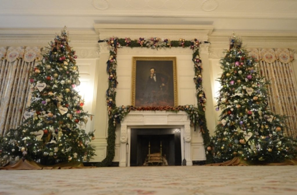 Das Weiße Haus in Weihnachtsstimmung
