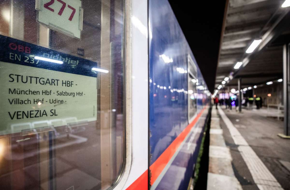 Pausiert erst mal: Der Nachtzug von Stuttgart nach Venedig. Foto: Milankovic