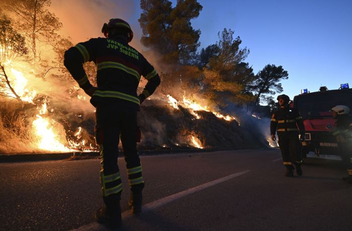 Wo brennt es derzeit in Kroatien?