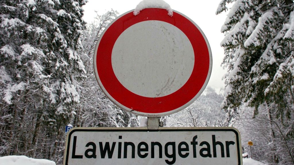 Deutsche Alpen: Niederschläge lassen Lawinengefahr ansteigen