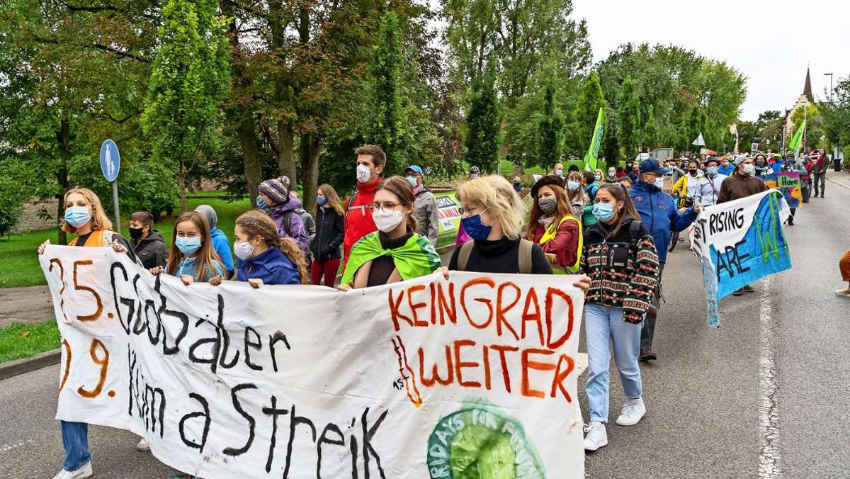 Fridays for future in Weil der Stadt: Viele gehen fürs Klima auf die Straße
