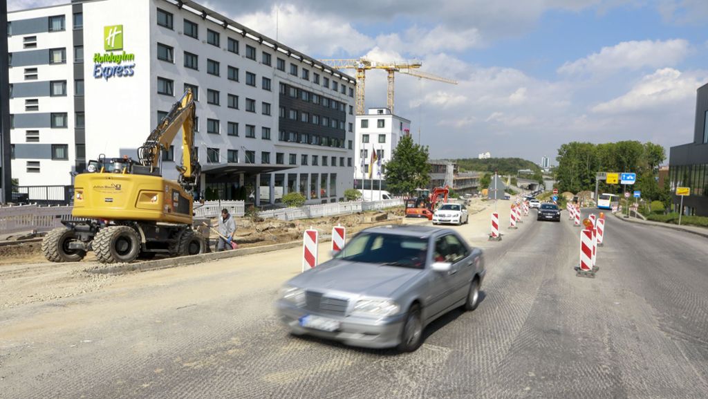 Belagsarbeiten bei Echterdingen: Auffahrt auf B 27   vier Tage gesperrt