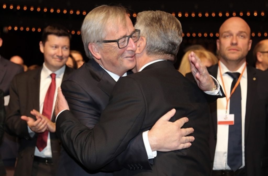 Jean Claude Juncker nimmt an den Feierlichkeiten teil.