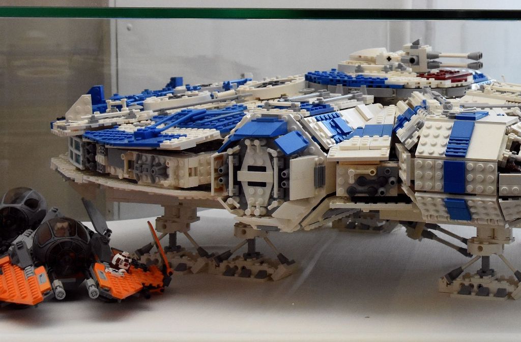 Lego-Ufos können am Sonntag nachgebaut werden.