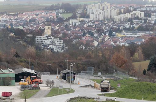 Die Deponie am Froschgraben in Schwieberdingen soll freigemessenen Bauschutt vom Rückbau des Atomkraftwerks Neckarwestheim aufnehmen. Foto: factum/Granville