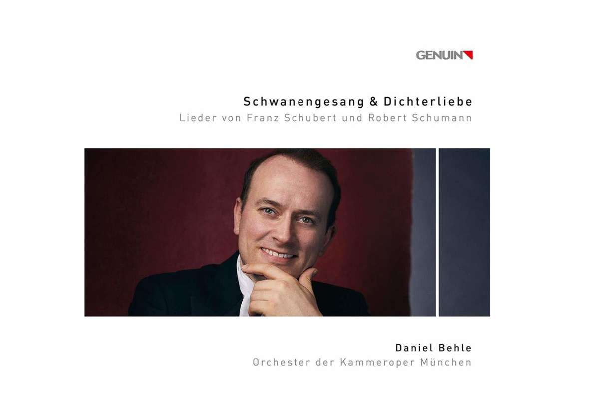 Schubert: Schwanengesang. Schumann: Daniel Behle, Kammeroper München. Genuin Behle ist ein idealer Liedsänger mit enorm breiter Ausdrucks- und Farbpalette, der die beiden Liedzyklen in ein reizvolles instrumentales Klanggewand packt. (dip)