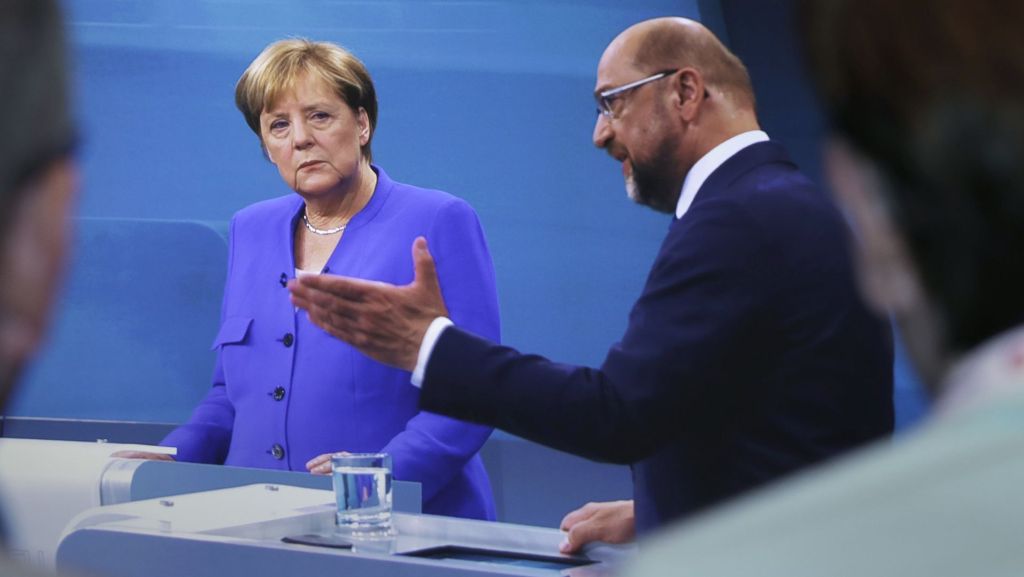 TV-Duell zur Bundestagswahl: Schulz punktet mit Absage an Erdogan