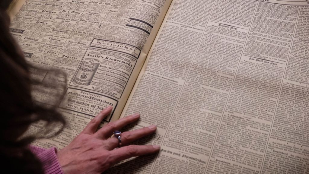 Platznot in der Landesbibliothek Stuttgart: Historische Zeitungen kommen in die Tonne