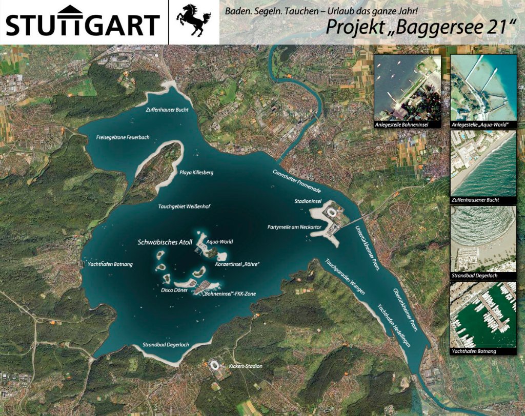 Das Projekt Stausee21: Stuttgart will er fluten und in einen See als Naherholungsgebiet umwandeln.