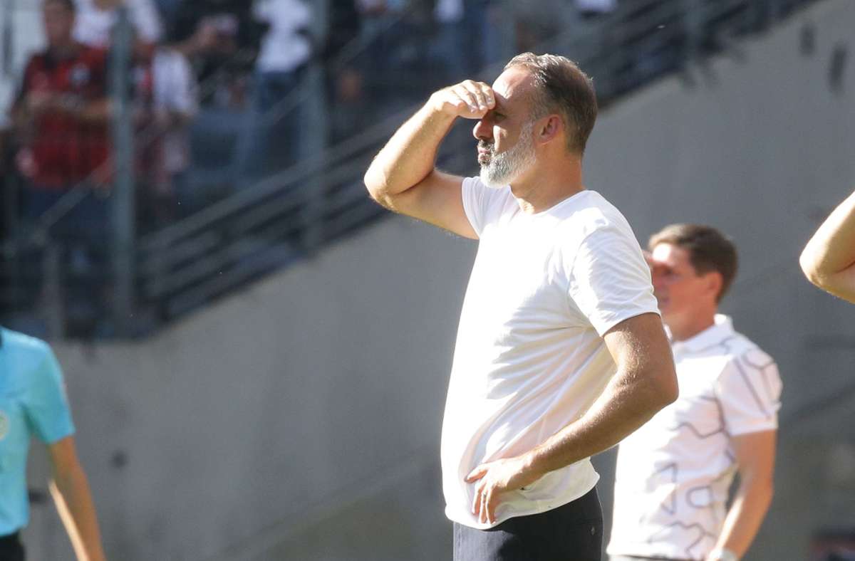 Drei Punkte in Sicht? VfB-Trainer Pellegrino Matarazzo hofft gegen Bayer Leverkusen auf den zweiten Saisonsieg.