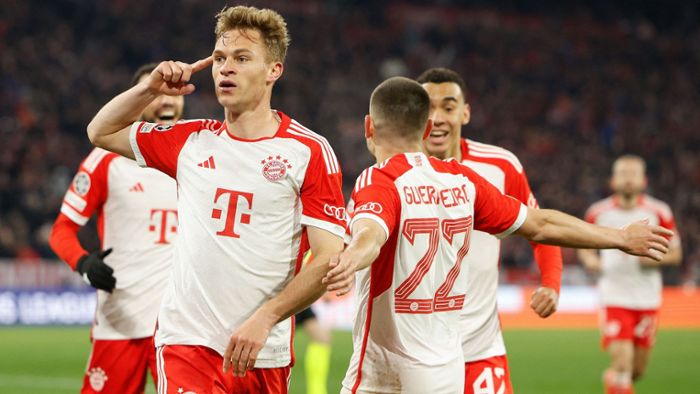 Kimmich köpft Bayern ins Halbfinale - Wembley-Neuauflage möglich