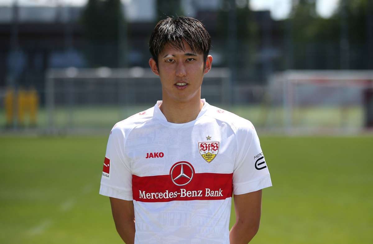 Hiroki Ito, Position: Abwehr, Alter: 23, Größe: 1,86 Meter, Gewicht: 78 Kilogramm, beim VfB seit: 1. 7. 2021. Vertrag bis 30. Juni 2025. Marktwert: 7,5 Mio Euro (+ 2 Mio Euro)