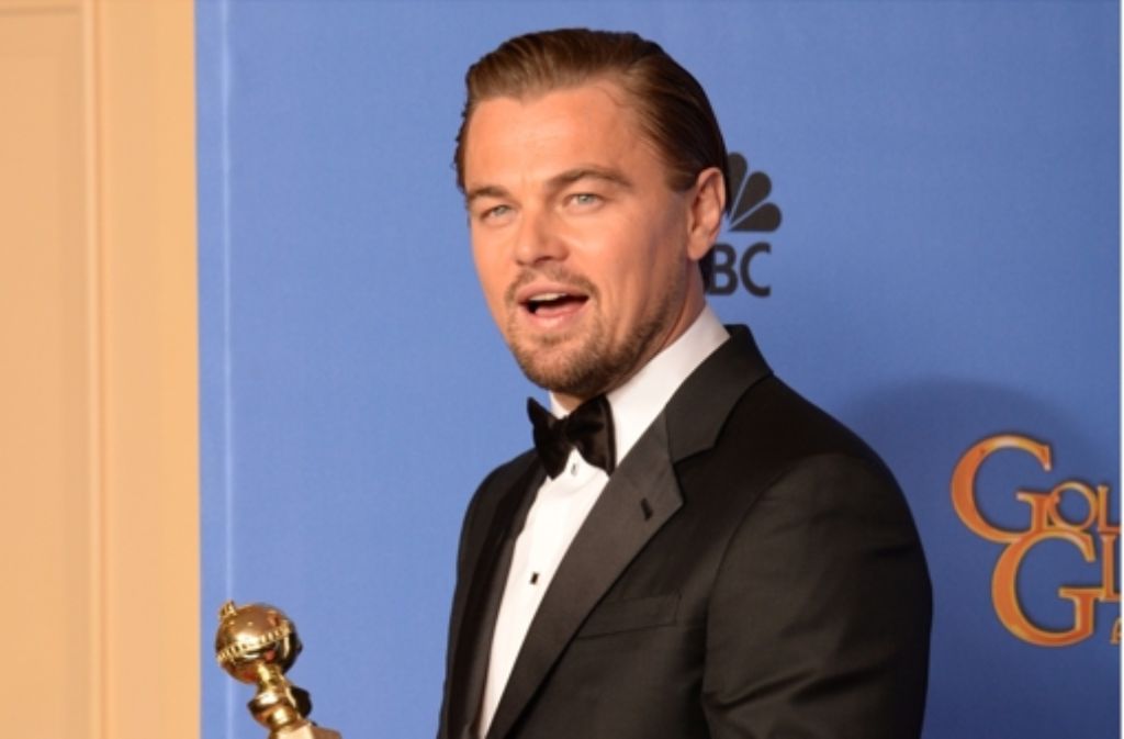 Bei allem Stolz auf seinen Golden Globe als bester Darsteller in einer Komödie: ein wenig Spott hat sich Leonardo DiCaprio in der Dankesrede nicht verkneifen können.