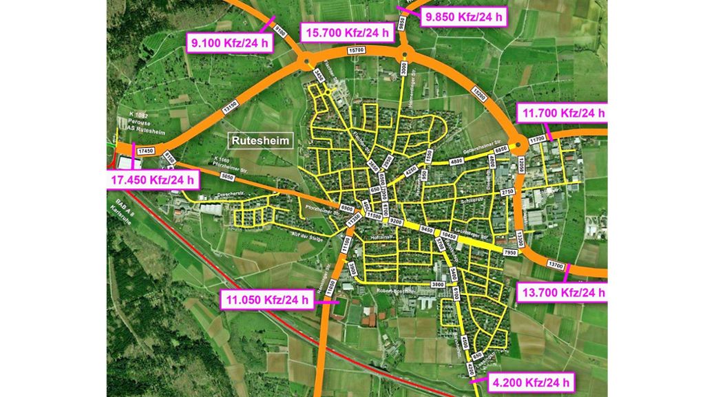 Verkehr in Rutesheim: Die Nordumfahrung hat die Stadt gerettet
