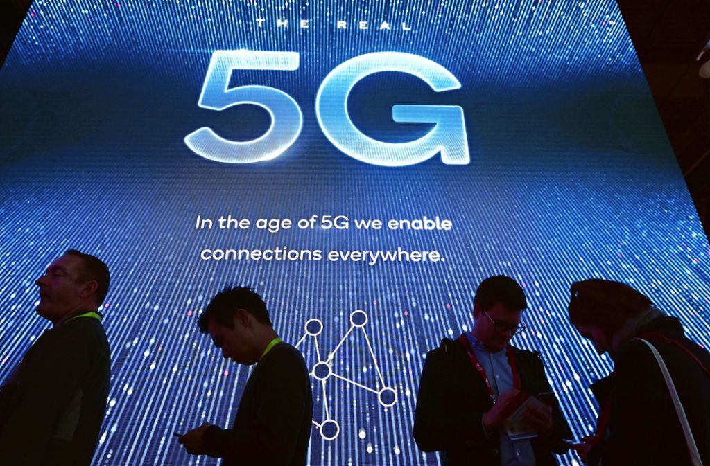In Barcelona steht beim Mobile World Congress die 5G-Mobilfunktechnologie im Fokus.Foto:AFP Foto:  