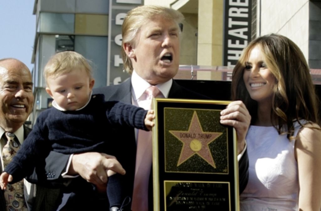Melania Trump, die Frau von US-Präsidentschaftskandidat Donald Trump, ist immer an der Seite ihres Mannes.