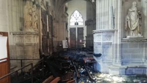 Verdächtiger nach Großbrand in Kathedrale festgenommen