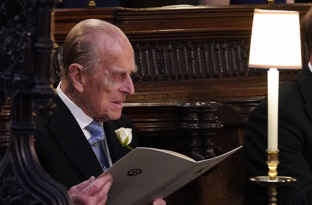 Der 97-jährige Großvater des Bräutigams: Prinz Philip, Ehemann der Queen