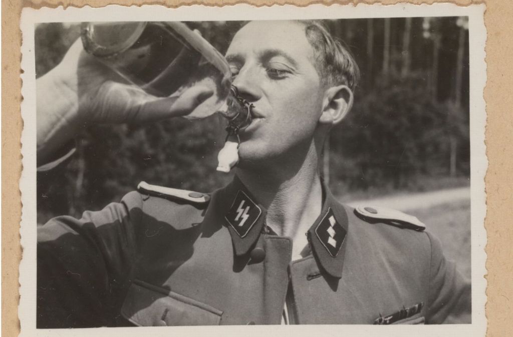 Johann Niemann bei einer Belohnungsreise für das Sobibor-Personal nach Berlin und Potsdam im Juli 1943.