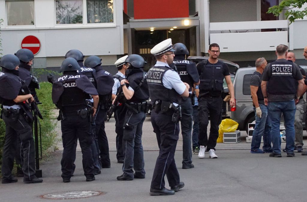 Gegen 21 Uhr konnte die Polizei den mutmaßlichen Täter festnehmen. Foto: 7aktuell.de/Andreas Werner