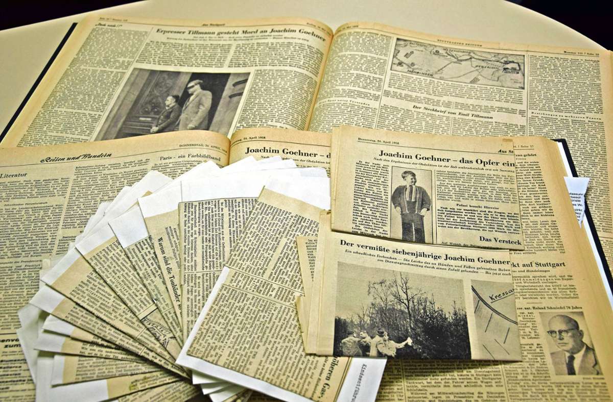 Der Fall Göhner füllte 1958 die Stuttgarter Schlagzeilen.