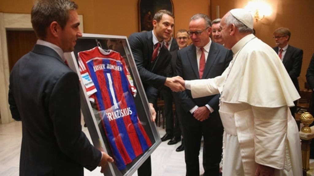 FC Bayern beim Papst: Franziskus ist Bayerns neue Nummer 1