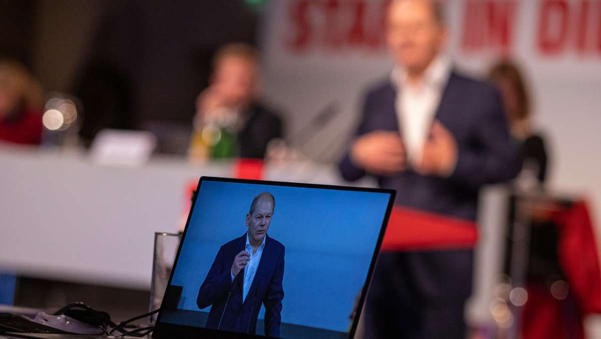  Die SPD feiert sich für ihren digitalen Landesparteitag. Bei Lichte betrachtet ist das Krisenformat aber ziemlich freudlos. Immerhin klappte es mit Wahl des Landesvorsitzenden. 