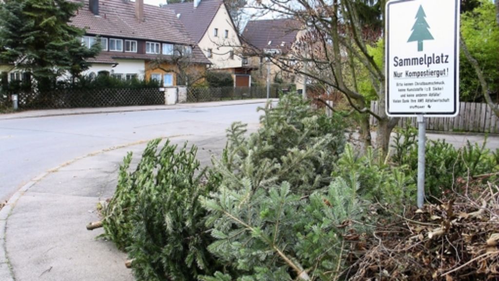 Blaulicht aus der Region Stuttgart : 11. Januar: Mit Weihnachtsbäumen von Anhänger geweht