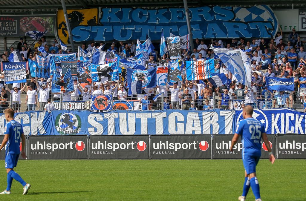 Die Fans der Blauen werden künftig nicht mehr von der Schräglage bedient. Foto: Pressefoto Baumann/Alexander Keppler