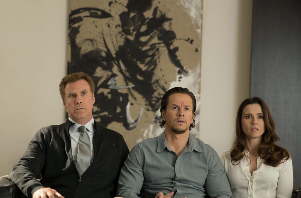 „Daddy´s home – ein Vater zu viel“ mit Will Ferrell (von links), Mark Wahlberg und Linda Cardellini. Der Film wurde 2017 bei Amazon am häufigsten gesehen.
