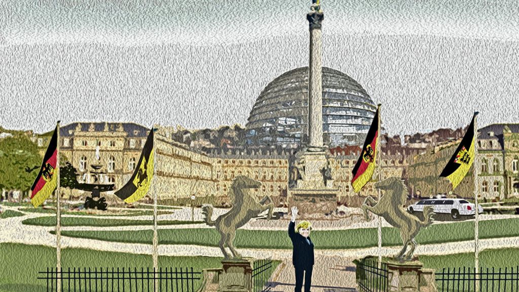Stuttgart als Bundeshauptstadt: Der Reichstag im Neuen  Schloss