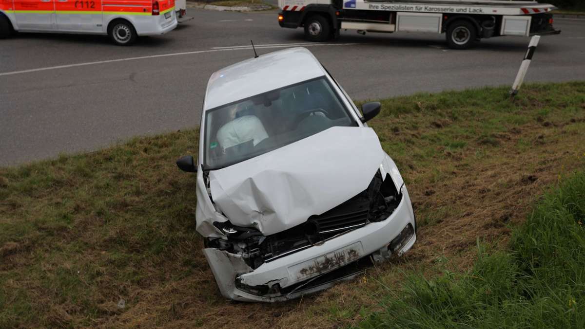 Unfall in Filderstadt: Vier Leichtverletzte bei Verkehrsunfall