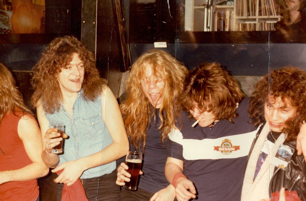 Metallica in jungen Jahren in der Rockfabrik