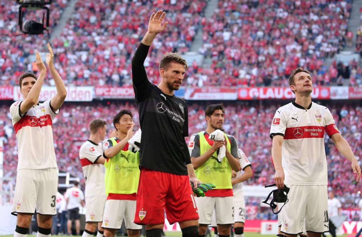 23. Mai 2018: Die erste Saison nach dem Wiederaufstieg beendet der VfB auf Tabellenrang 7 – und mit einem fulminanten Saisonfinale. Beim FC Bayern siegen die Stuttgarter mit 4:1.