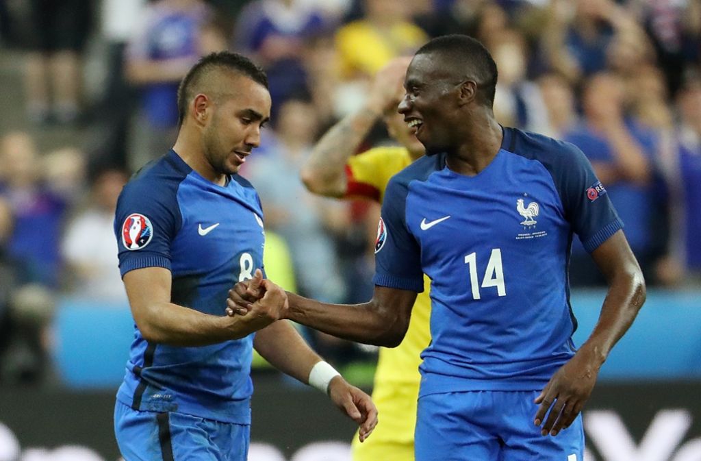 Den Schlusspunkt setzte Dimitri Payet (links) mit seinem Treffer zum 2:1 für Frankreich.