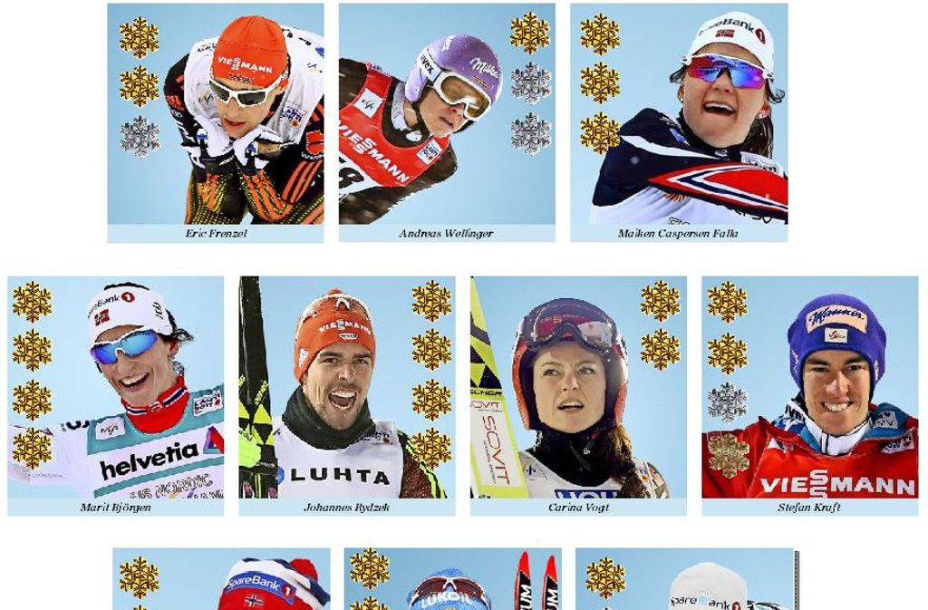 Die Stars der Nordischen Ski-WM