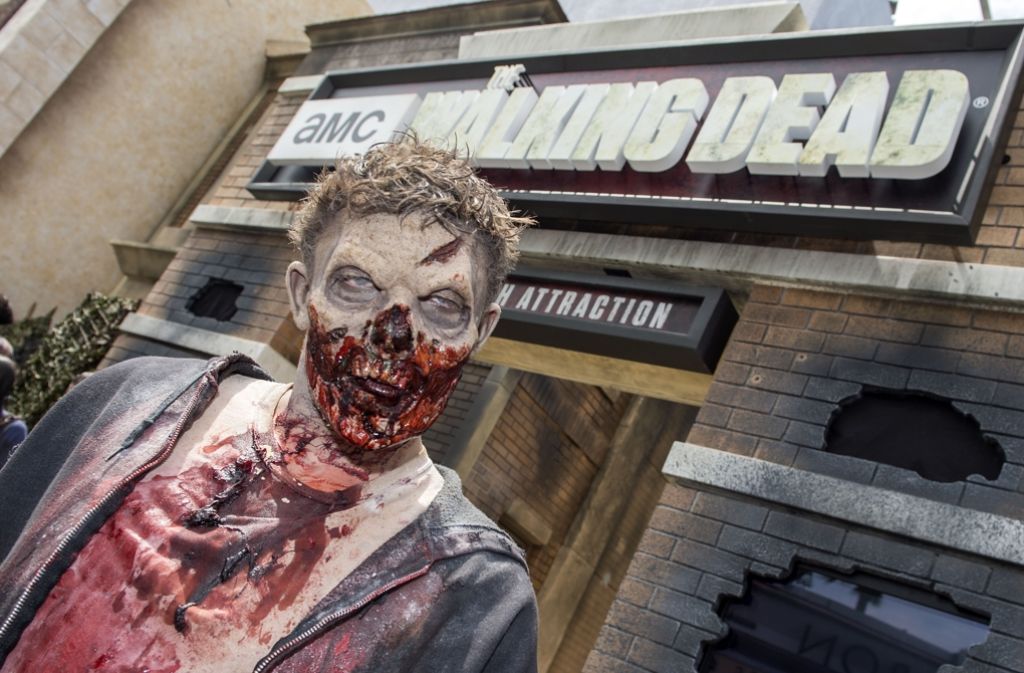 Die neue „The Walking Dead“-Attraktion befindet sich in den Universal Studios in Hollywood.