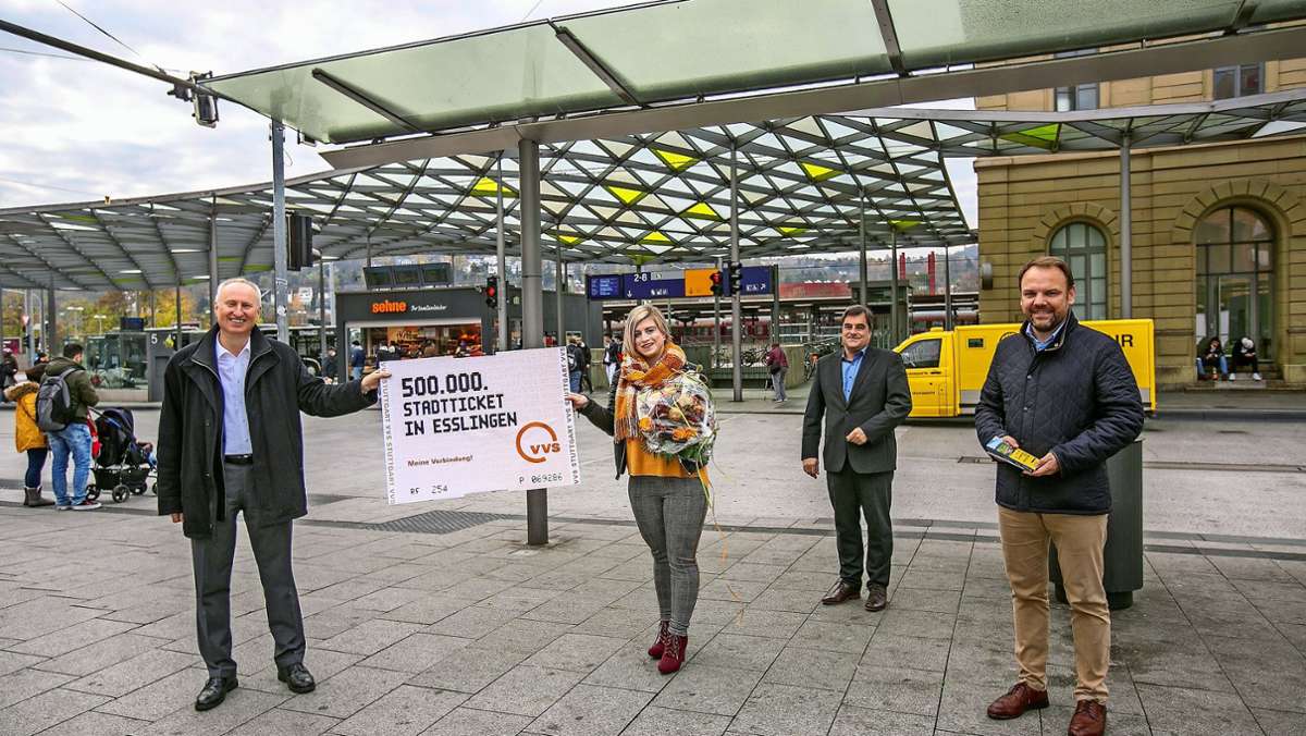 Esslinger Stadtticket 500. 000 Mal verkauft: Erfolgsschlager mit Corona-Kratzer