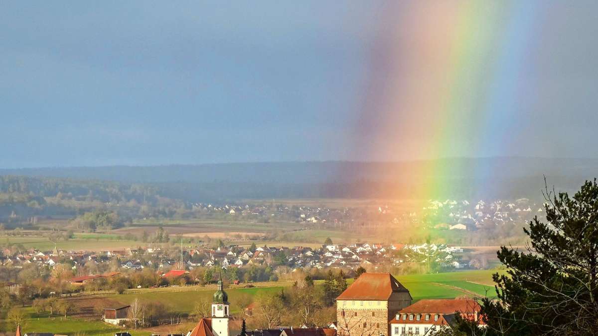 Regenbogen über Heimsheim: Ein strahlendes Omen für den Schleglerkasten?