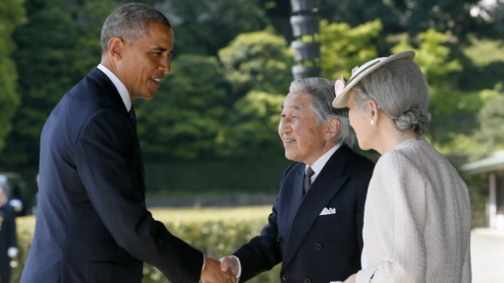 Obama auf Japan-Reise: Kaiserpaar empfängt US-Präsidenten